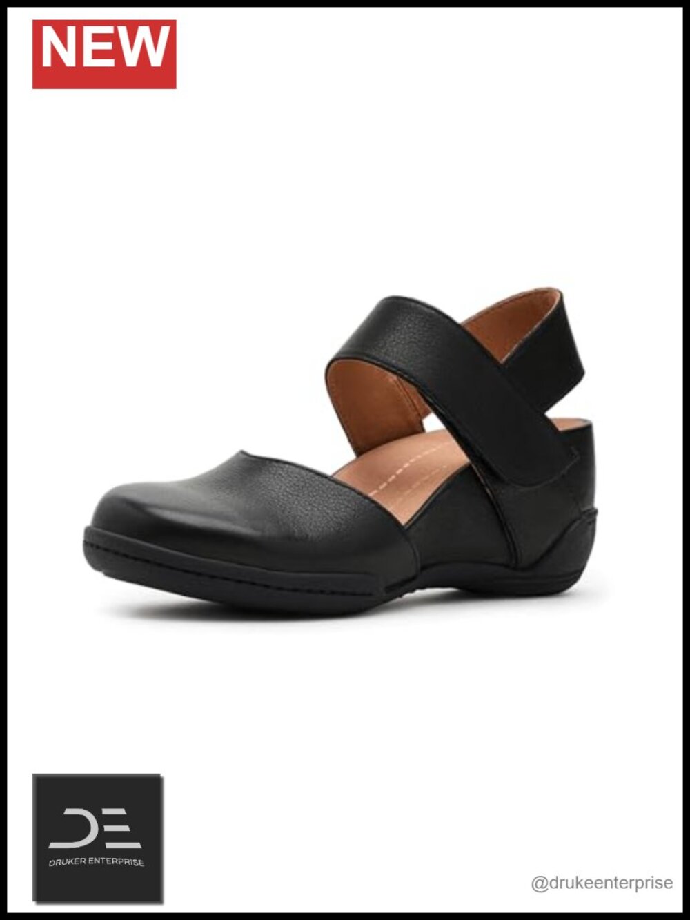Jambu Nia Womens Leather Strappy Wedge Sandals Hook-and-Loop Closure